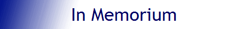 In Memorium